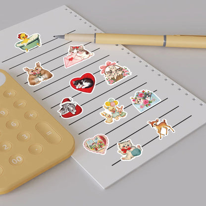 Creative Sticker Pack 50PCS Aesthetic Decals For DIY Decor Laptop Phone Luggage  Wall Art 4