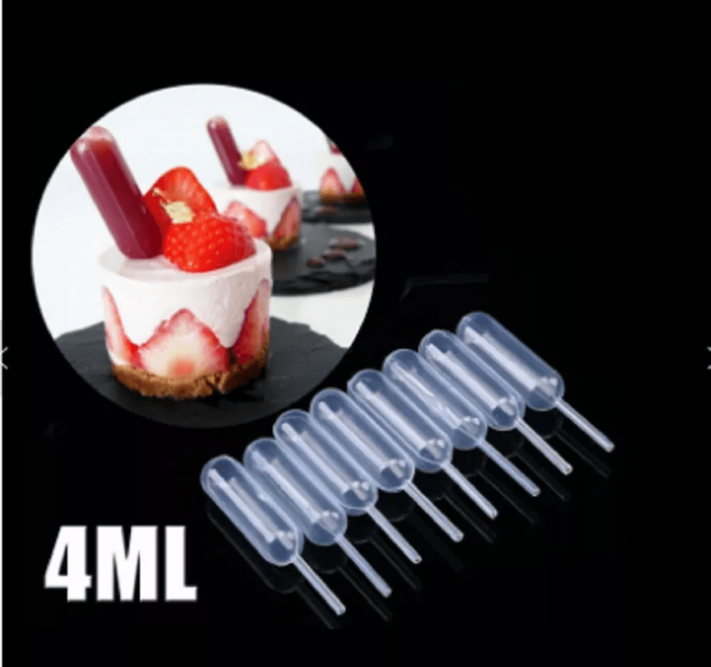 Plastic Squeeze Pipette Droppers Disposable Transfer Tools For Cupcakes Ice Cream Desserts Baking C 6