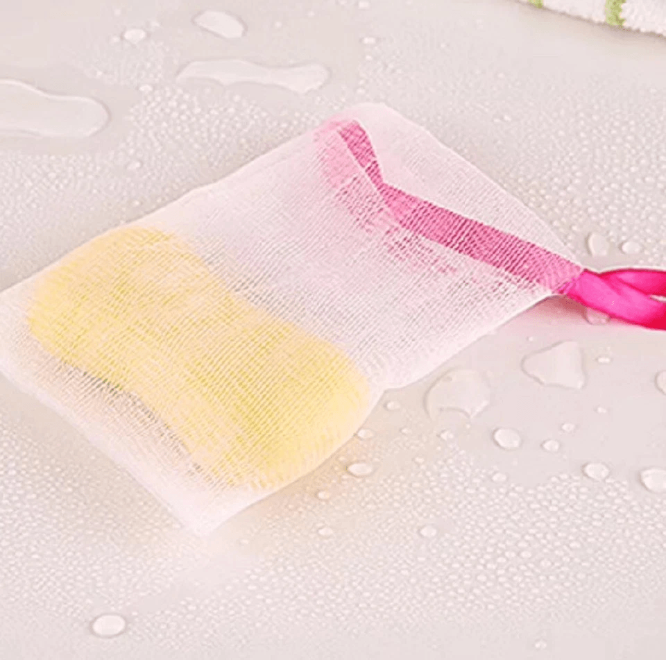 Mesh Soap Saver Bags Suds Boosting Soap Sock Pouches For Rich Lather  Eco Shower Exfoliating 1