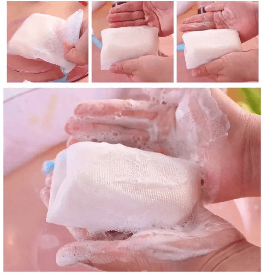 Mesh Soap Saver Bags Suds Boosting Soap Sock Pouches For Rich Lather  Eco Shower Exfoliating 2