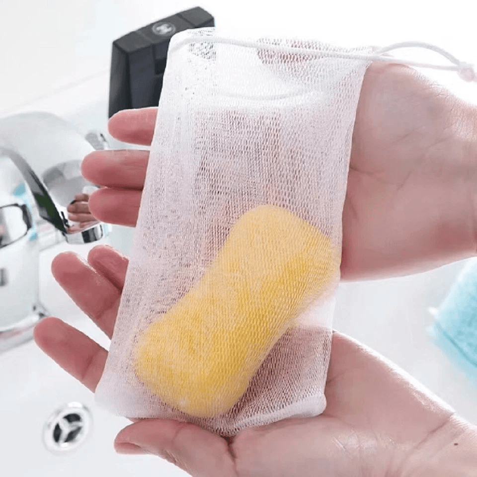 Mesh Soap Saver Bags Suds Boosting Soap Sock Pouches For Rich Lather  Eco Shower Exfoliating 3