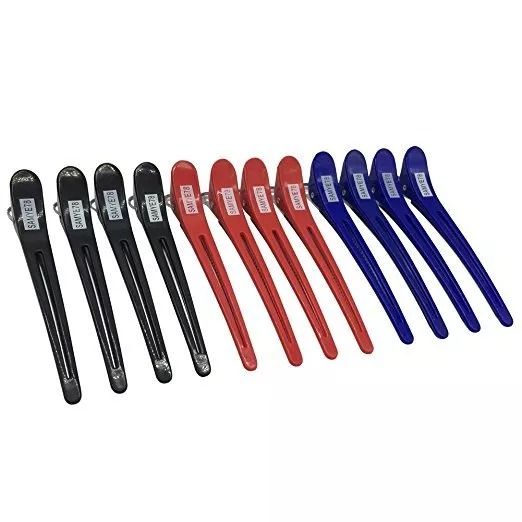 Salon Sectioning Clips 12Pack Professional Alligator Hair Clips With NonSlip Grip 2