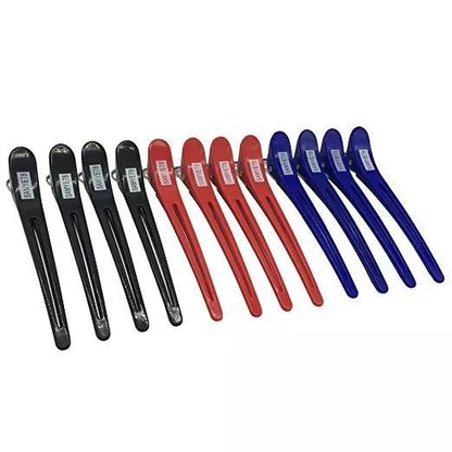 Salon Sectioning Clips 12Pack Professional Alligator Hair Clips With NonSlip Grip 2