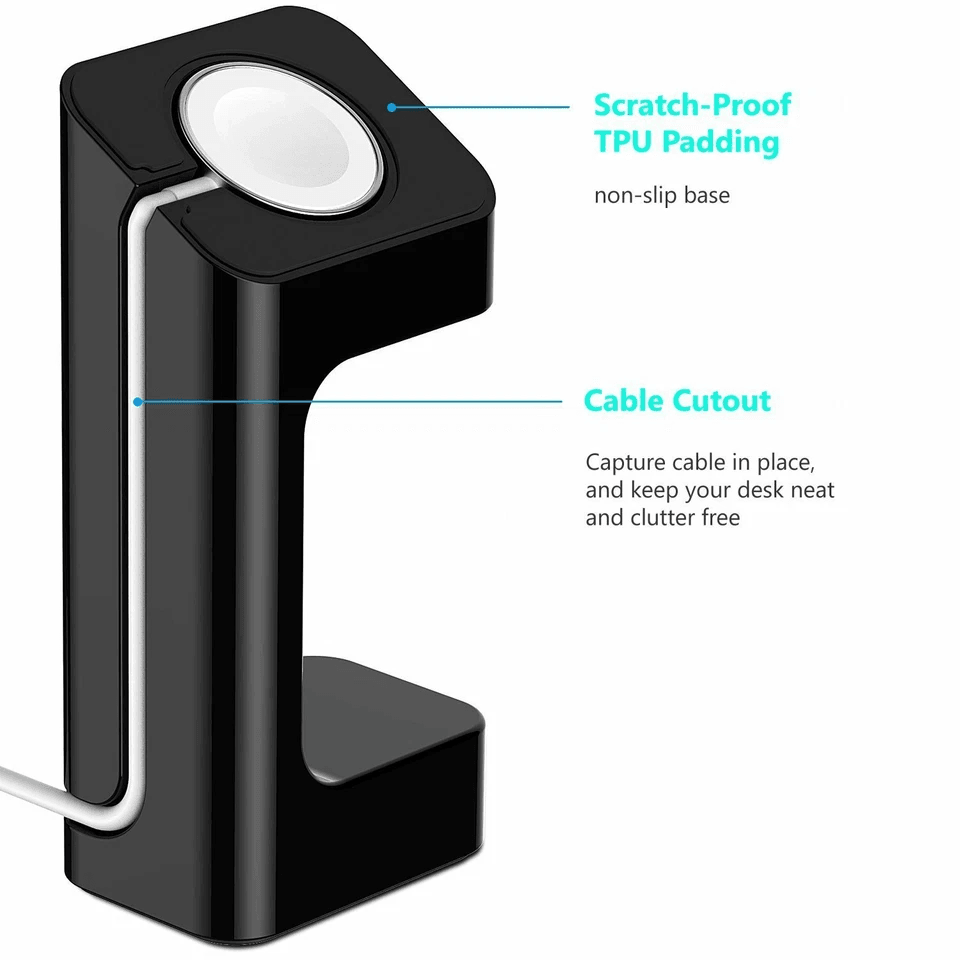 Apple Watch Charger Dock Station  Holder Compatible With Series Minimalist Charging Stand 0