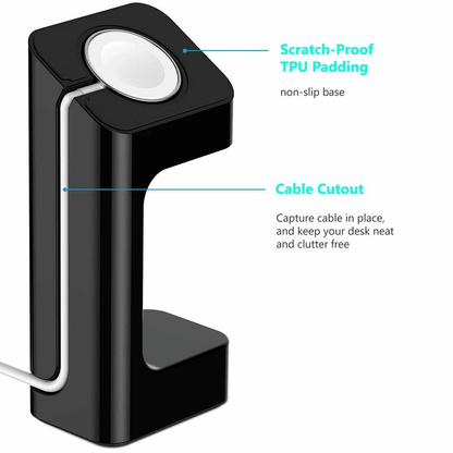 Apple Watch Charger Dock Station  Holder Compatible With Series Minimalist Charging Stand 0