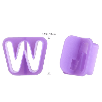 Cake Decorating Alphabet Number Fondant Cutters Icing Mold Mould Kit For Baking Cookie Decorating S 5