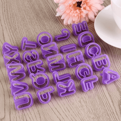 Cake Decorating Alphabet Number Fondant Cutters Icing Mold Mould Kit For Baking Cookie Decorating S 1