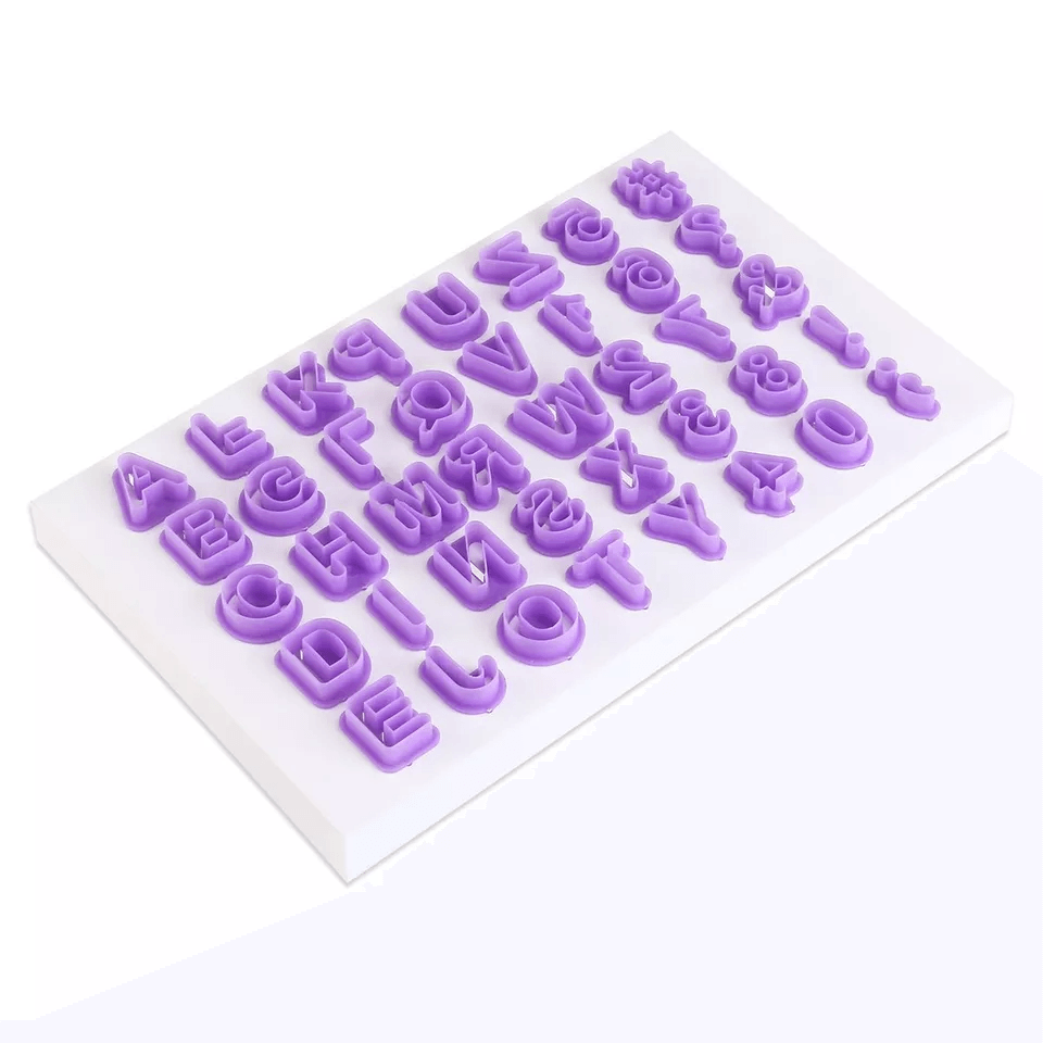 Cake Decorating Alphabet Number Fondant Cutters Icing Mold Mould Kit For Baking Cookie Decorating S 4