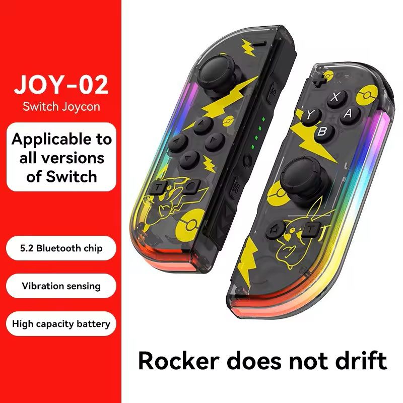 Wireless Joypad Controllers For Switch OLED Lite  Dual Vibration WakeUp Feature Sword Style 3