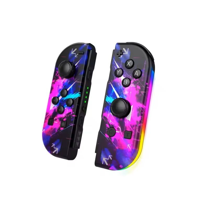 Wireless Joypad Controllers For Switch OLED Lite  Dual Vibration WakeUp Feature Sword Style 4