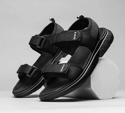 A Pair Of Non Slip Mens Sandals For Summer New Wear Resistant Breathable Simple White Soled Mens Bu 5