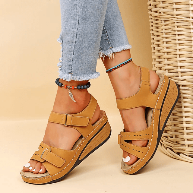Women Sandals Soft Stitching Ladies Sandals Comfortable Flat Sandals Women Open Toe Beach Shoes Wom 7