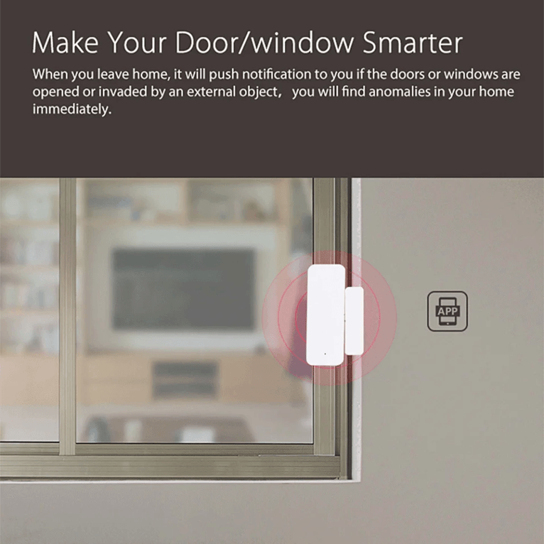 Smart WiFi Zigbee Door Sensor Real Time Open Close Alerts For Home Security 2