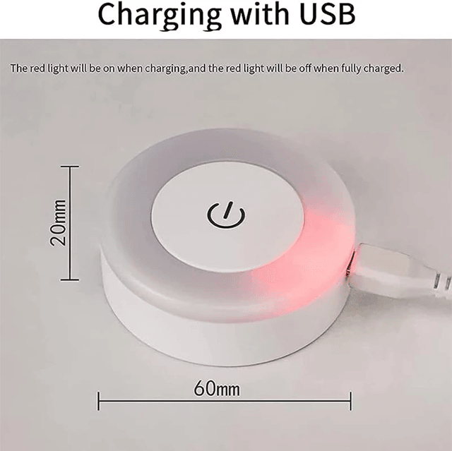USB Rechargeable LED Night Light For Bedroom And Living Room Decor 5