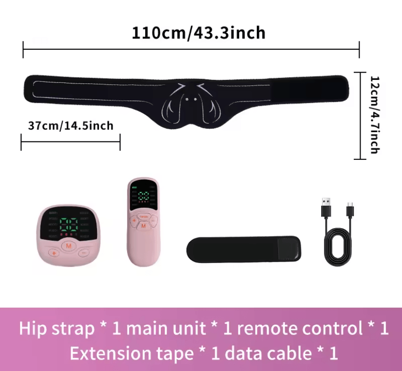 Electric Hips Trainer EMS Muscle Toner for Butt Lifting and Fat Burn
