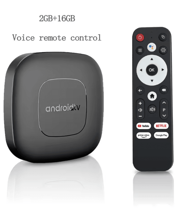 Android TV Box With Google Assistant And Dual Band WiFi For 4K Streaming 4
