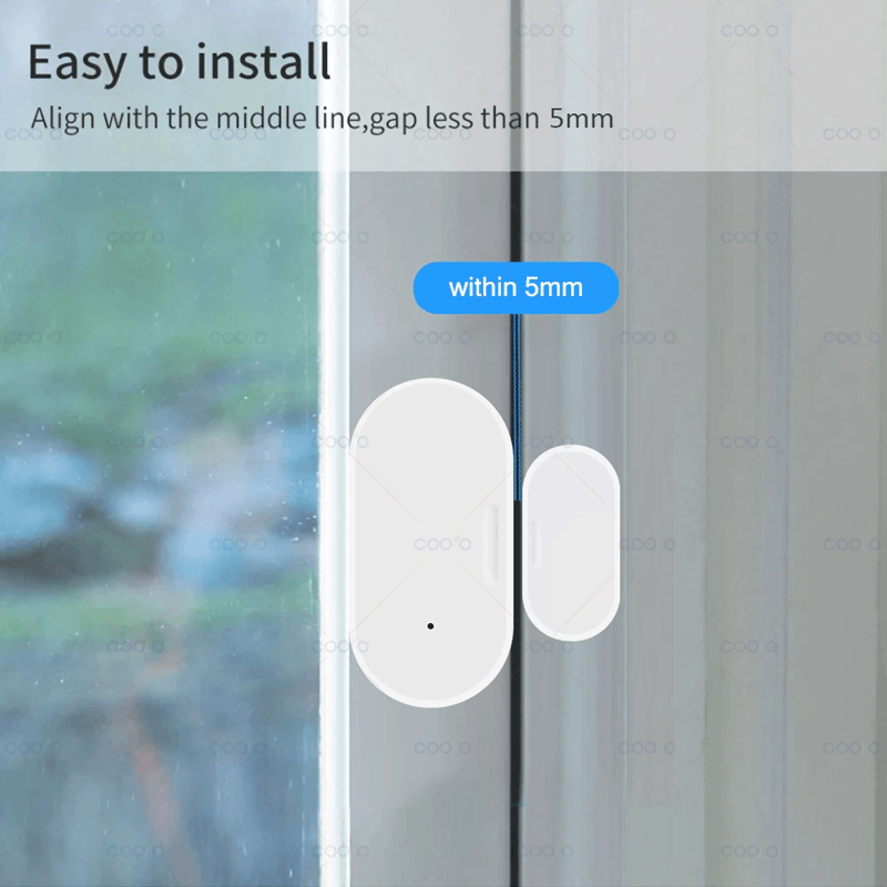 Zigbee Door Sensor With Ewelink App For Smart Home Security And Alexa Integration 2