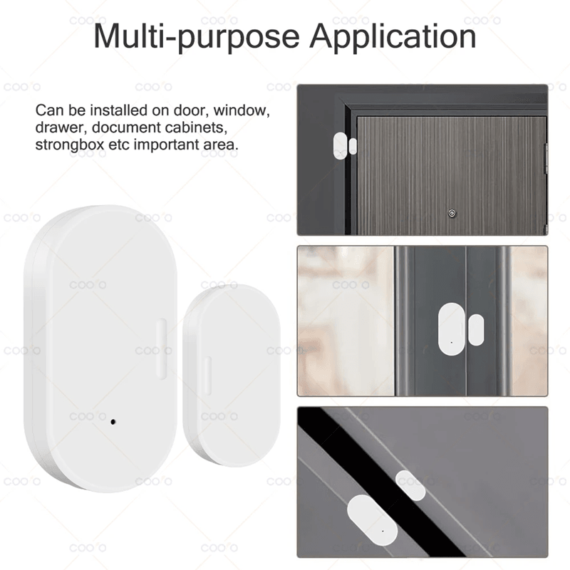 Zigbee Door Sensor with Ewelink App for Smart Home Security and Alexa Integration