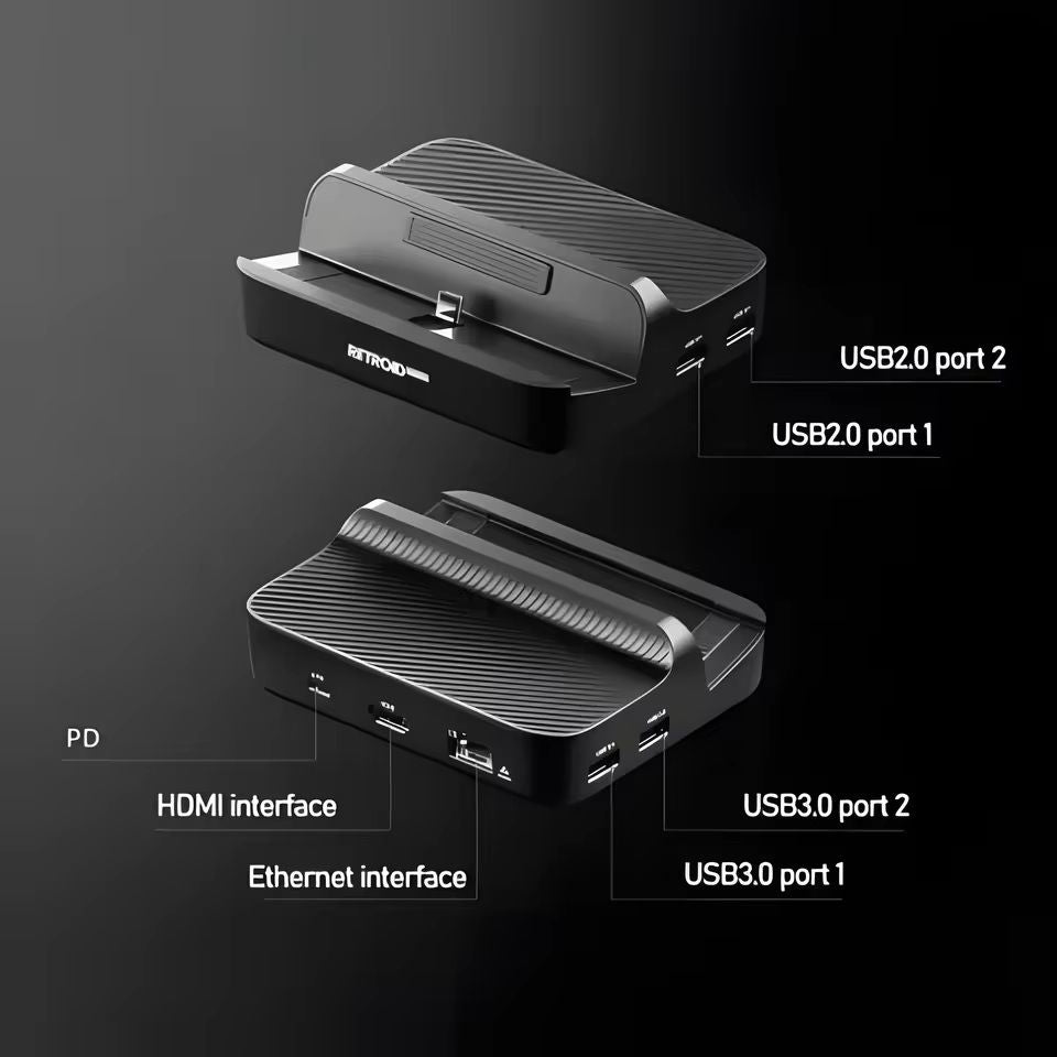 Docking Station For Retroid Pocket Consoles With USB  HDMI Output 3