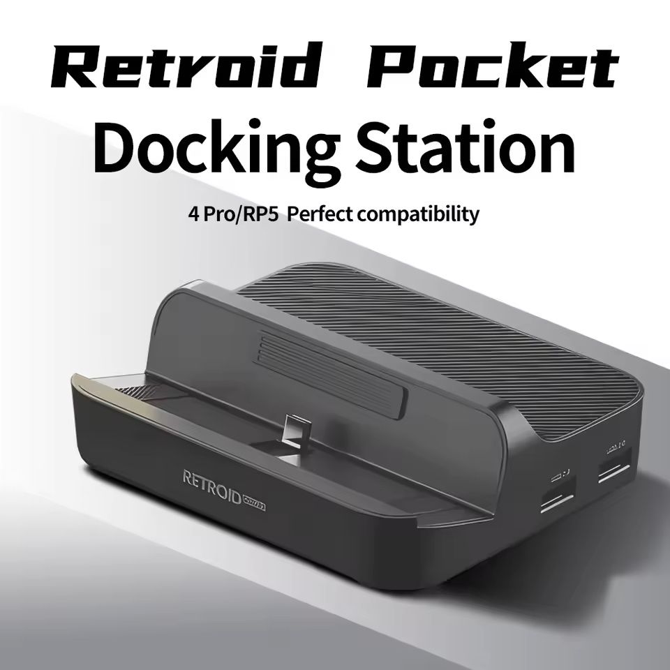 Docking Station for Retroid Pocket Consoles with USB & HDMI Output