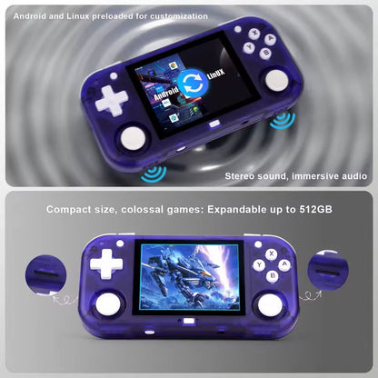 Mini Zero 28 Handheld Game Console with 2.8in IPS Screen and Android OS