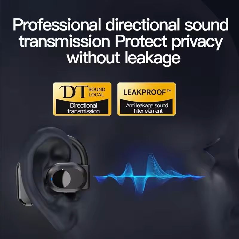 Wireless Bone Conduction Headset With Mic And Noise Canceling 2