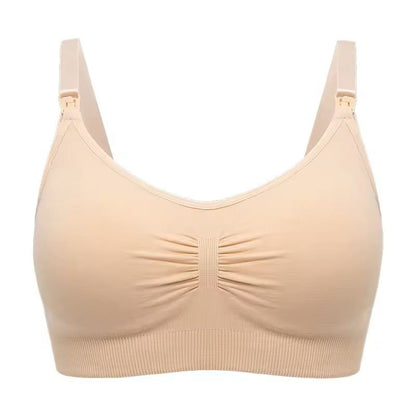 Seamless PushUp Maternity Bra  Plus Size Nursing Support 16