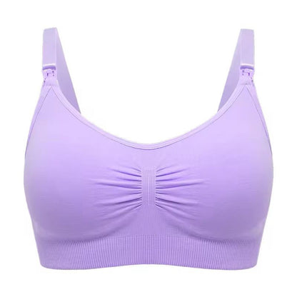 Seamless PushUp Maternity Bra  Plus Size Nursing Support 17