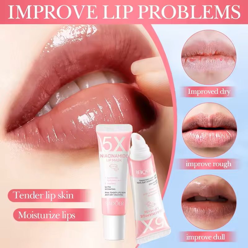 Lip Lightening Balm Mask – Melanin Care & Moisture Repair