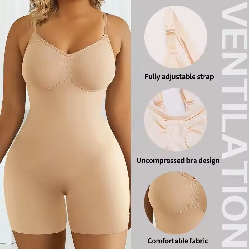 Seamless Tummy Control Bodysuit  High Waist Shaper For Women 2