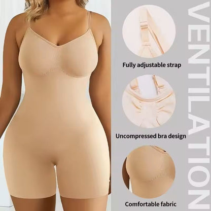 Seamless Tummy Control Bodysuit  High Waist Shaper For Women 2