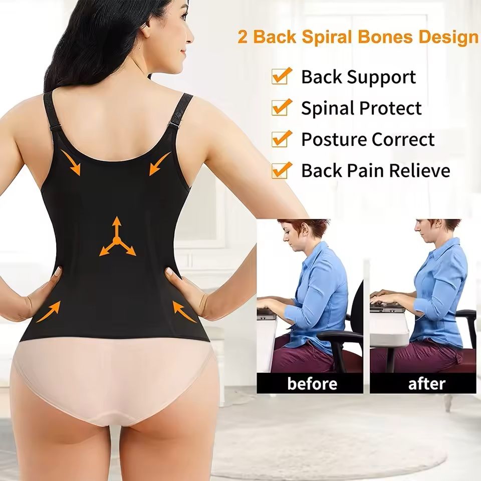 Sweat Waist Trainer Vest  Sauna Compression Shirt For Weight Loss 1