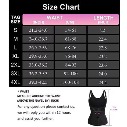 Sweat Waist Trainer Vest  Sauna Compression Shirt For Weight Loss 3