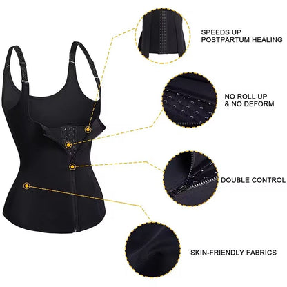 Sweat Waist Trainer Vest  Sauna Compression Shirt For Weight Loss 4