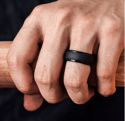 Silicone Wedding Rings Unisex Rubber Bands For Gym Work  Sport Use Stylish Hypoallergenic Alternati 1
