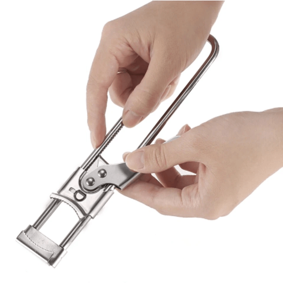 Stainless Steel Can Opener Multifunction Adjustable Jar Lid Gripper Kitchen Tool Ergonomic Durable  1