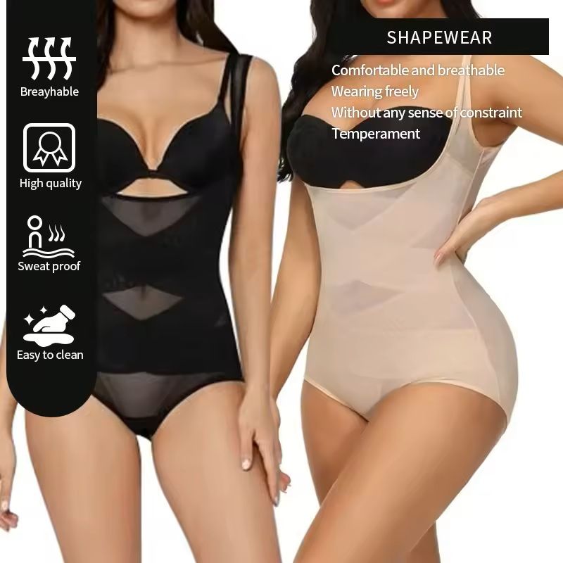 One-Piece Butt-Lifting Bodysuit – High Waist Tummy Control Shaper for Women