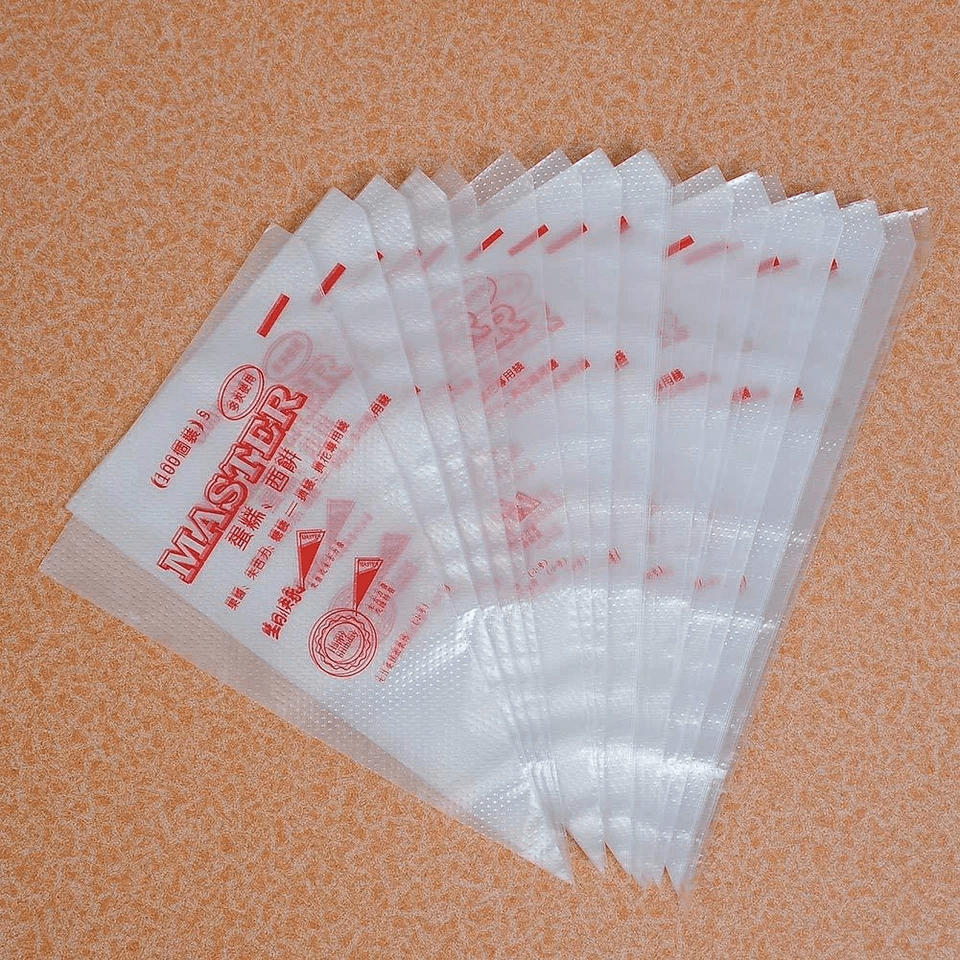 Disposable Pastry Piping Bags HeavyDuty Icing  Decorating Bags For Cake Cupcake Cookie Frosting Cre