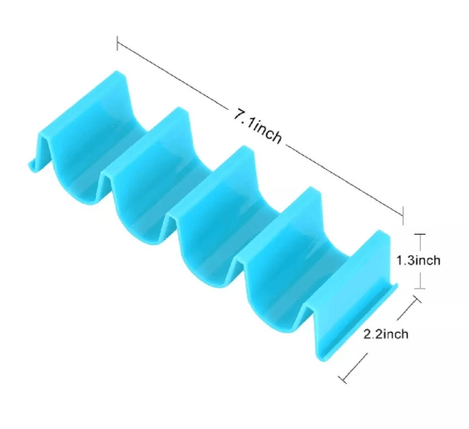 Wave Taco Holder Stand Heavy Duty Stainless Steel Taco Holder Rack For Mexican Cooking 1