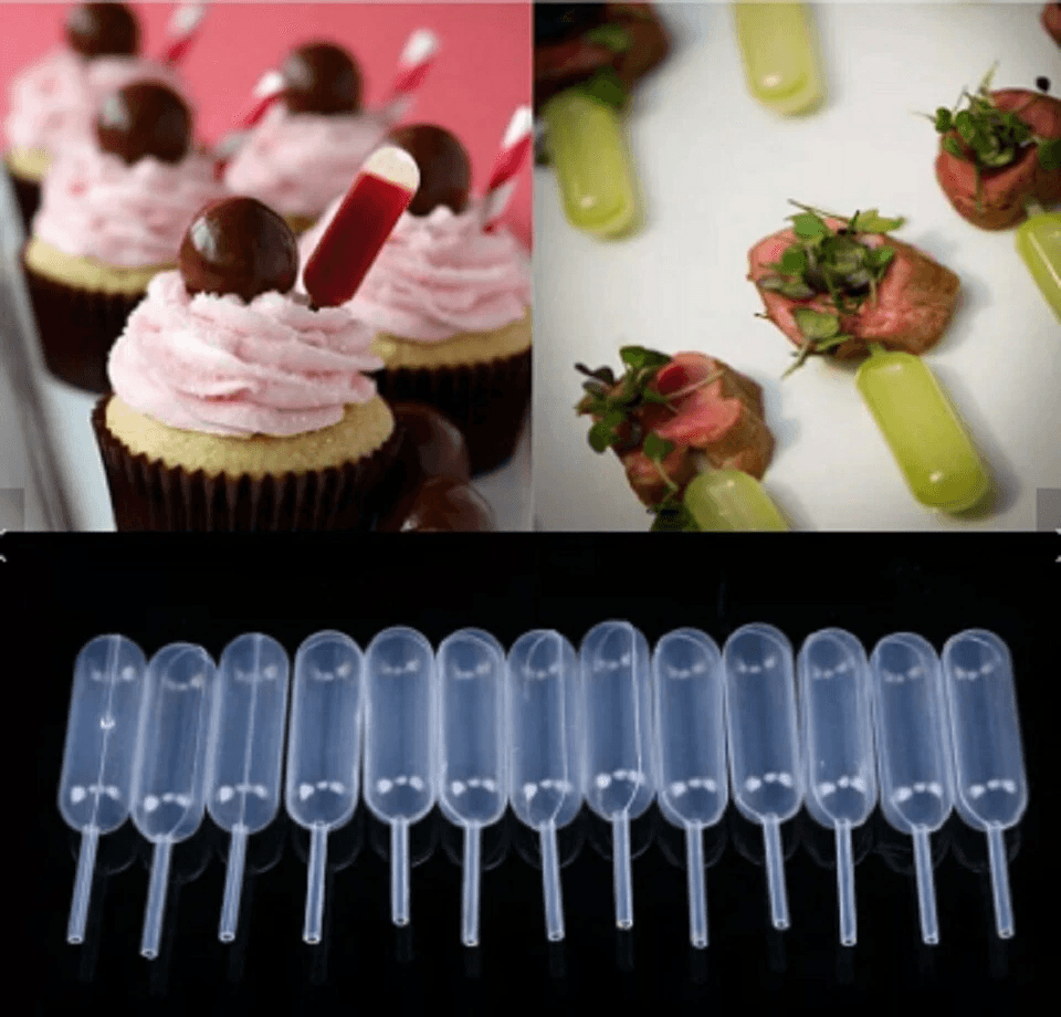 Plastic Squeeze Pipette Droppers Transfer Tools For Cupcakes Ice Cream  Desserts 1