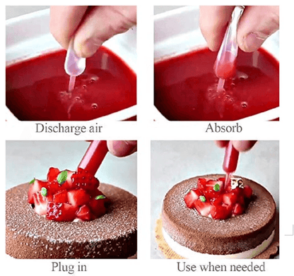 Plastic Squeeze Pipette Droppers Transfer Tools For Cupcakes Ice Cream  Desserts 2