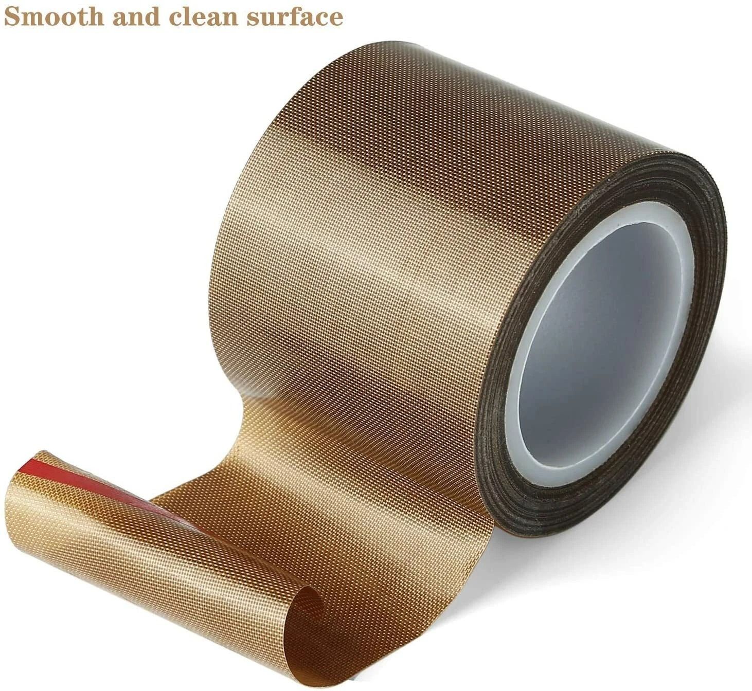 33ft Teflon Tape PTFE 180um Thick HighTemp Fiberglass Adhesive Tape For 70260C Heat Resistance 3