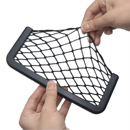 Universal Car Storage Net Pouch GPS  Phone Holder Organizer Bag Stretch Mesh Pocket For Headrest Or 1