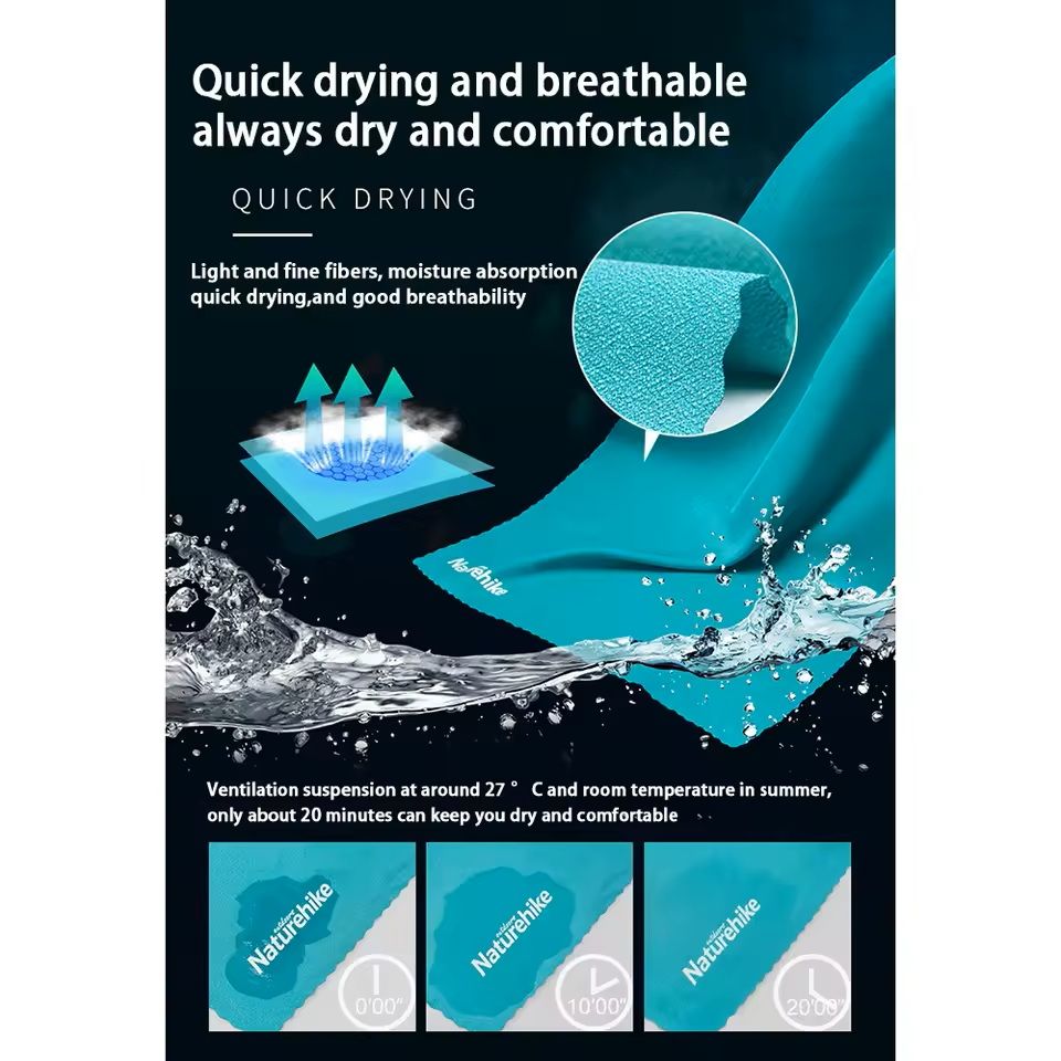 QuickDry Travel Towel  Compact Lightweight And Absorbent For Gym Beach  Hiking 3