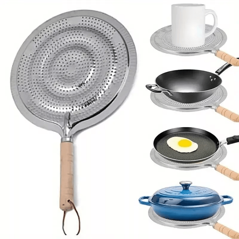 Heat Diffuser Simmer Ring For Gas Stove Flame Tamer Plate For Even Cooking Protects Cookware And Pr 2