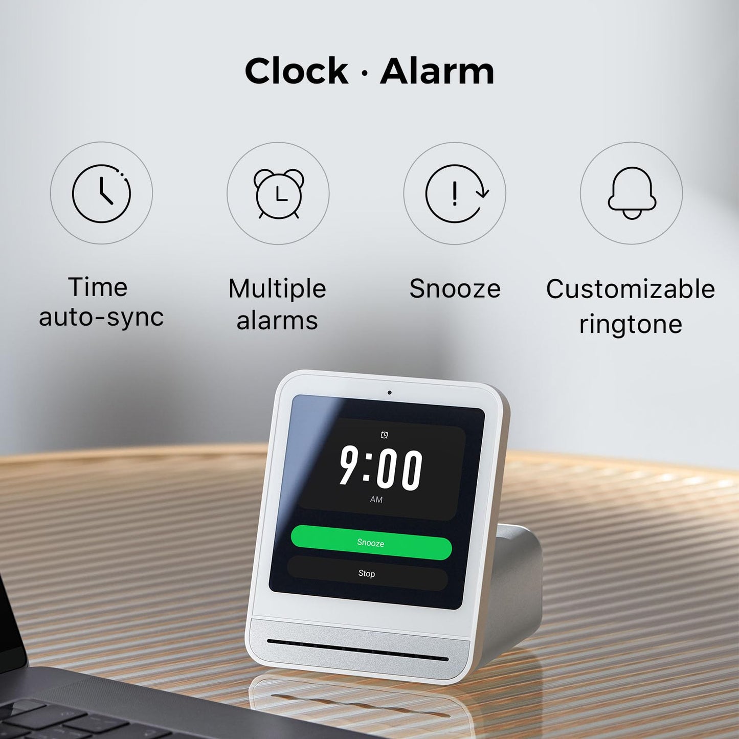 Qingping Air Detector Pro Smart Home Touch Screen Monitor For CO2 PM25 Temperature  Humidity 5