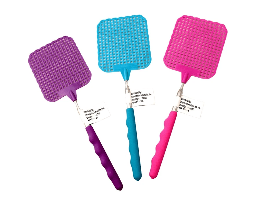 Extendable Fly Swatter Telescopic Long Reach Bug  Mosquito Killer Heavy Duty Handheld Insect Catche 3