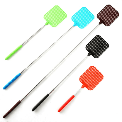 Extendable Fly Swatter Telescopic Long Reach Bug  Mosquito Killer Heavy Duty Handheld Insect Catche 4