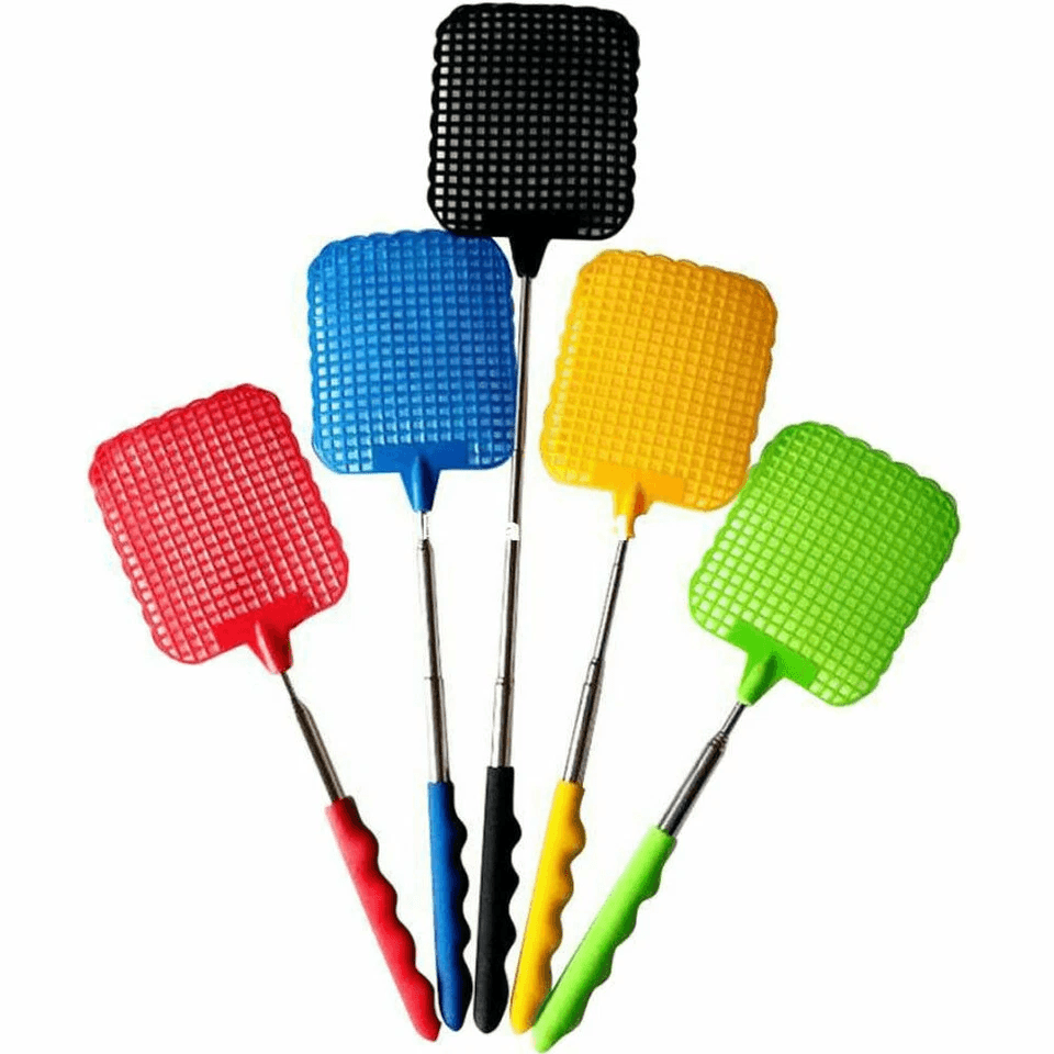 Extendable Fly Swatter Telescopic Long Reach Bug  Mosquito Killer Heavy Duty Handheld Insect Catche 5