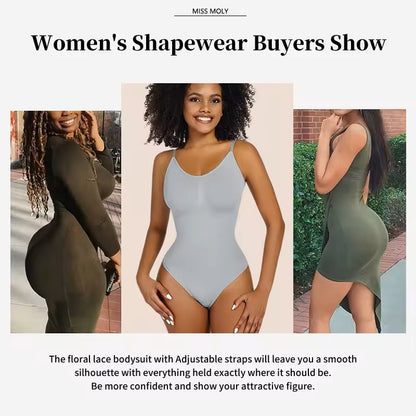 Smoothing Sculpting Bodysuit  Full Body Thong Shaper For Women 3